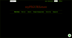 Desktop Screenshot of myfigurestore.com